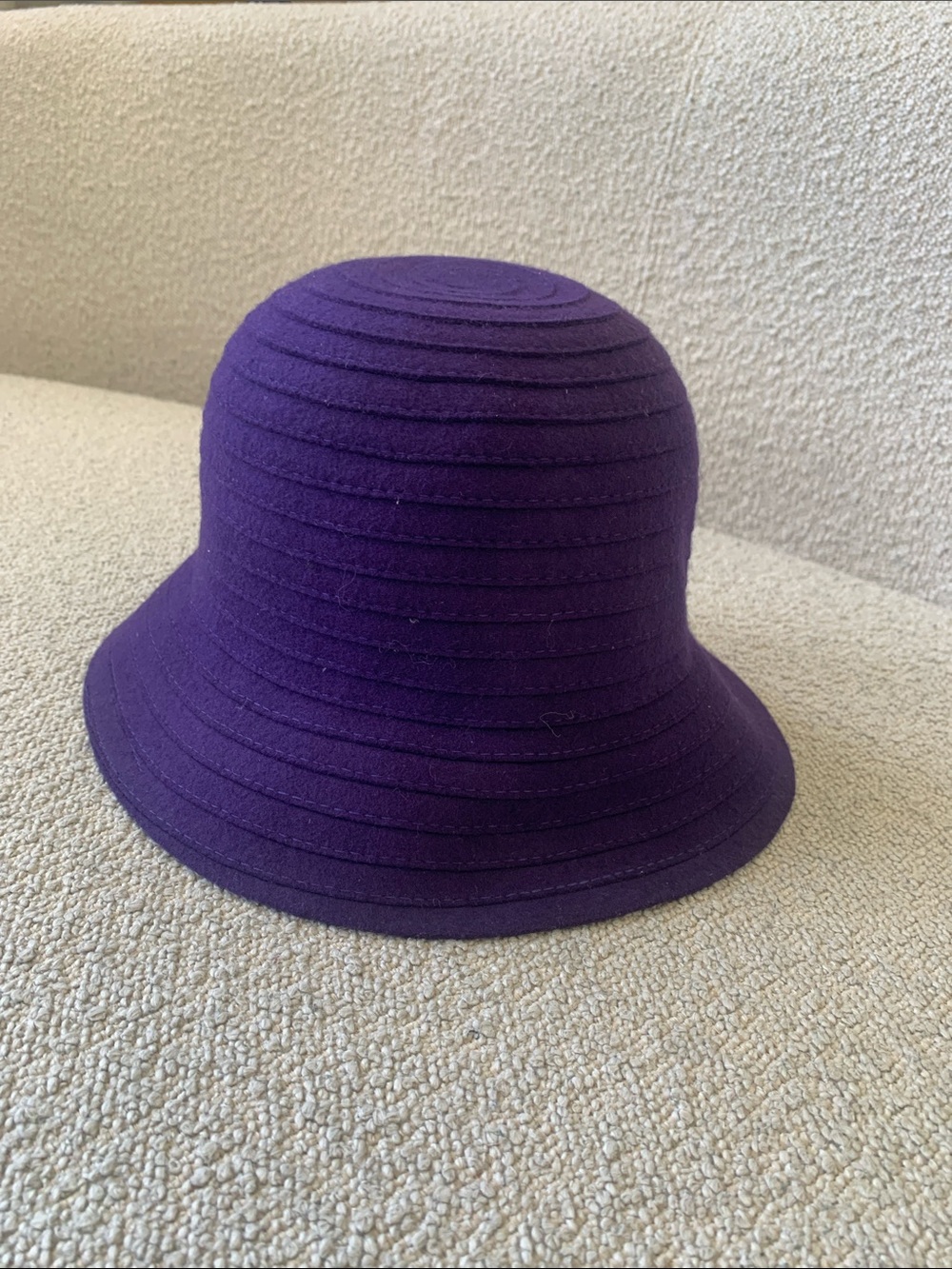 Club Monaco Purple 100% Wool Hat